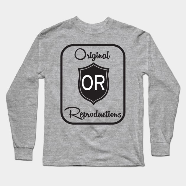 Original Reproductions - Square Logo Long Sleeve T-Shirt by MikeCCD